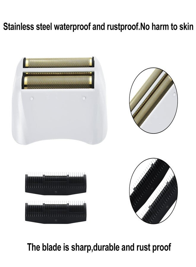 COSYONALL 2 Pack Pro Shaver Replacement Foil and Cutters compatible with"andis #17150 shaver foil replacement" Golden - Image 4